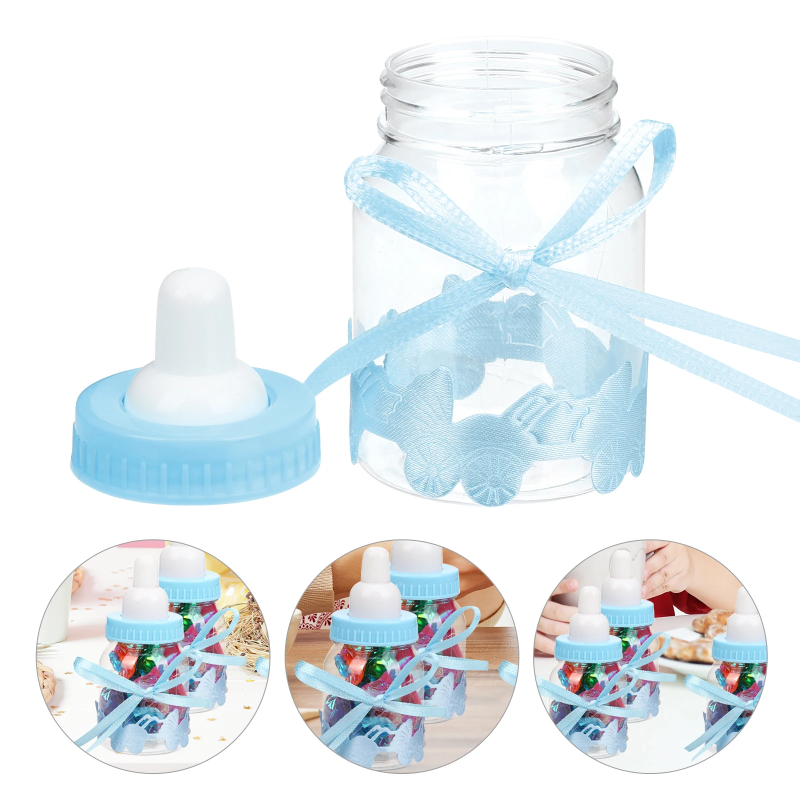 24pcs Baby Bottle Gift Boxes Lovely Design Party Favors Shower Candy Storage Newborn Baptism Decorative Treats Boxes Feeding
24pcs Baby Bottle Gift Boxes Lovely Design Party Favors Shower Candy Storage Newborn Baptism Decorative Treats Boxes Feeding
