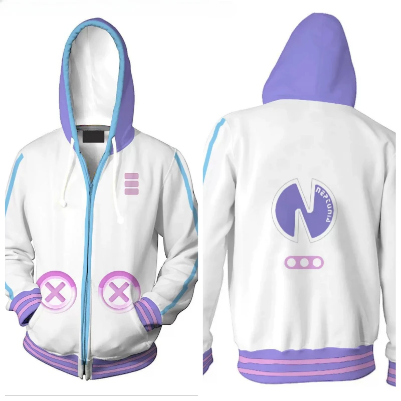 Anime Hyperdimension Neptunia 3D Print Zip Up Women/Men Hoodie Sweatshirt Neptune Purple Heart Cosplay Zipper Hooded Jacket
Anime Hyperdimension Neptunia 3D Print Zip Up Women/Men Hoodie Sweatshirt Neptune Purple Heart Cosplay Zipper Hooded Jacket