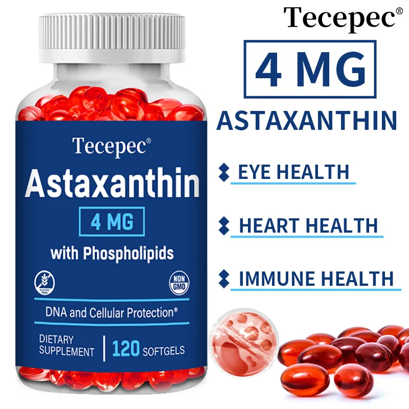 Астаксантин 4 мг — с фосфолипидами, поддерживает ДНК и защиту клеток, здоровье глаз, здоровье сердца и поддержку иммунной системы
Астаксантин 4 мг — с фосфолипидами, поддерживает ДНК и защиту клеток, здоровье глаз, здоровье сердца и поддержку иммунной системы