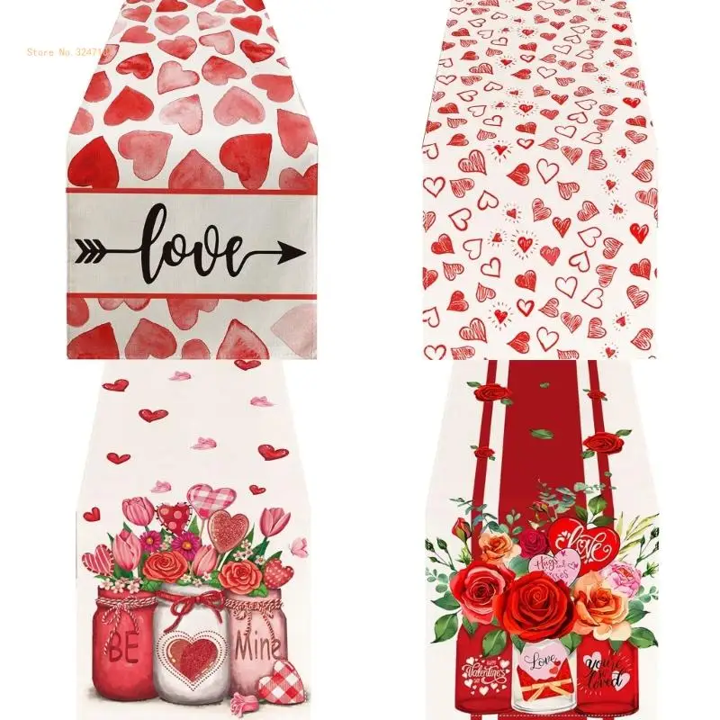 Valentine's Day Heart Love Table Runner Tablecloths Holidays Party Long Table Dropship
Valentine's Day Heart Love Table Runner Tablecloths Holidays Party Long Table Dropship