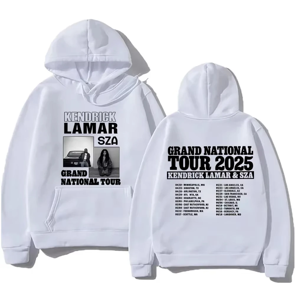 Kendrick Lamar & SZA Модная толстовка в стиле хип-хоп с принтом осень и зима уличная повседневная теплая мужская свободная уличная пуловер с капюшоном
Kendrick Lamar & SZA Модная толстовка в стиле хип-хоп с принтом осень и зима уличная повседневная теплая мужская свободная уличная пуловер с капюшоном