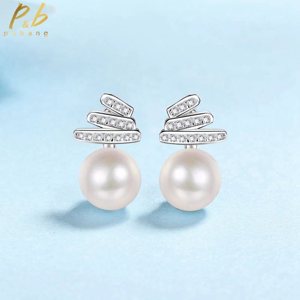 PuBang Fine Jewelry 100% 925 Sterling Silver Pearl GRA Moissanite Diamond Stud Earrings for Women Anniversary Gift Drop Shipping
PuBang Fine Jewelry 100% 925 Sterling Silver Pearl GRA Moissanite Diamond Stud Earrings for Women Anniversary Gift Drop Shipping