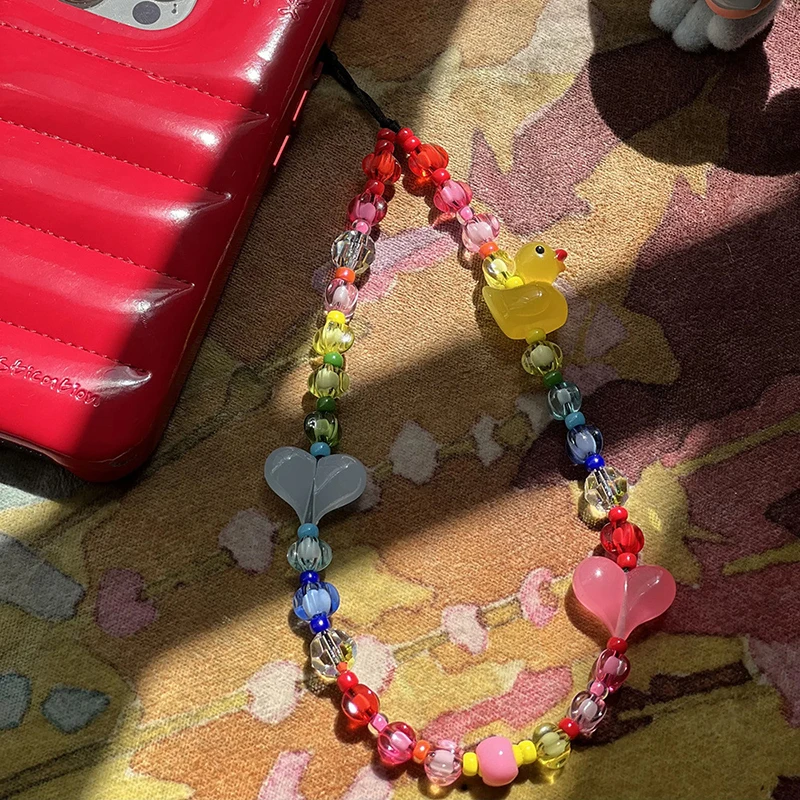 【QTG329】Colorful Beaded Phone Charm Summer Beach Animal Duck Heart Cell Phone Strap Lanyard Trendy Y2K Accessories【WQ】
【QTG329】Colorful Beaded Phone Charm Summer Beach Animal Duck Heart Cell Phone Strap Lanyard Trendy Y2K Accessories【WQ】