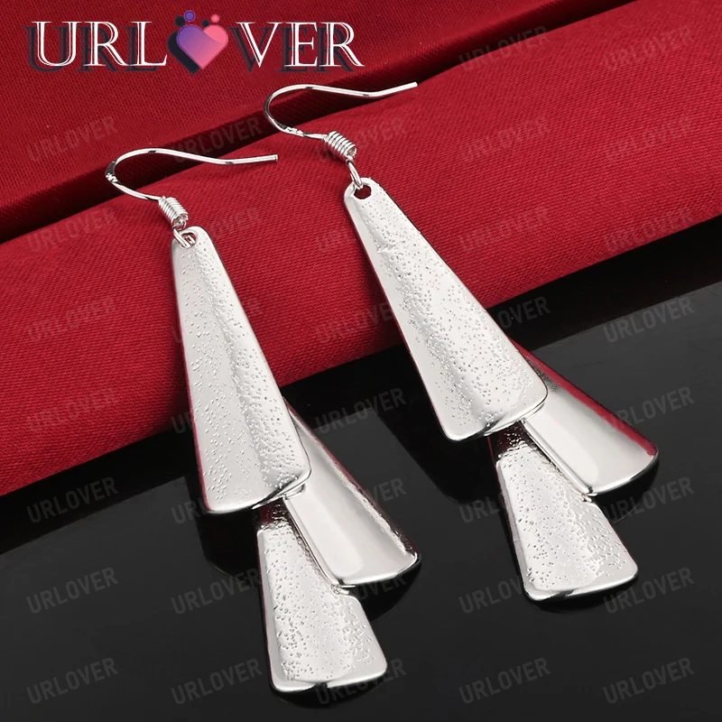925 Silver Drop Earring For Men Women Engagement Wedding Party Fashion Fine Gift Birthday Sterling Silver Jewelry Accessories
925 Silver Drop Earring For Men Women Engagement Wedding Party Fashion Fine Gift Birthday Sterling Silver Jewelry Accessories
