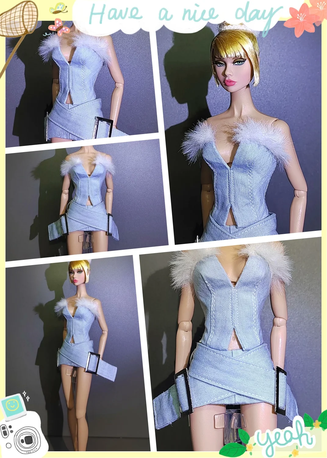 【Clothing Only】1/6 Scale Sexy Strapless Backless Top Low Waist Short Skirt Set Fit IT PP FR2 ST Supermodel Body Action Figure
【Clothing Only】1/6 Scale Sexy Strapless Backless Top Low Waist Short Skirt Set Fit IT PP FR2 ST Supermodel Body Action Figure