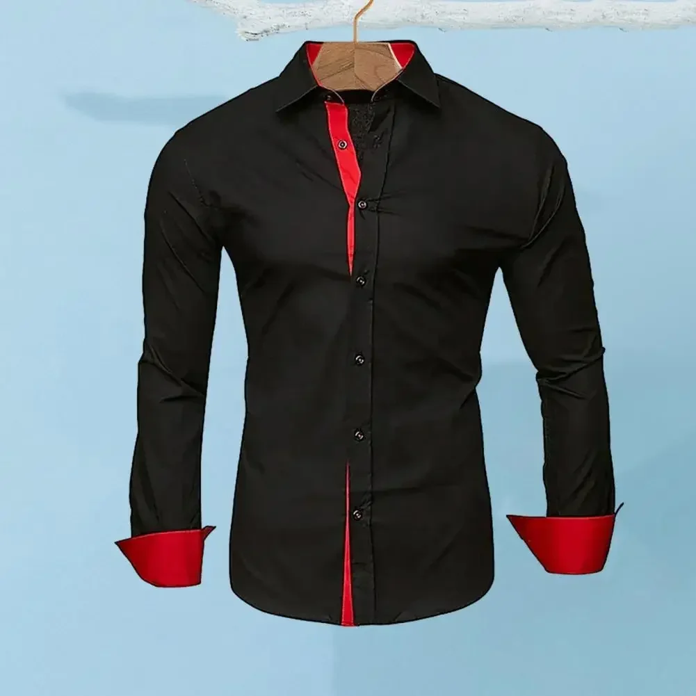 Men Slim Fit Shirt Long Sleeve Lapel Shirt Men's Turn-down Collar Long Sleeve Cardigan Shirt for Formal Business Style Slim Fit
Men Slim Fit Shirt Long Sleeve Lapel Shirt Men's Turn-down Collar Long Sleeve Cardigan Shirt for Formal Business Style Slim Fit