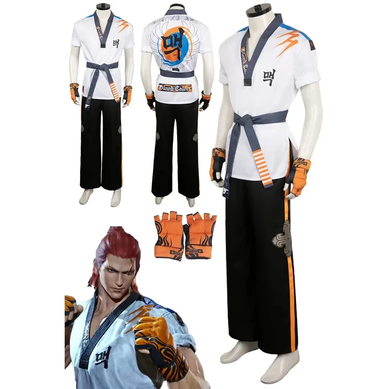 Hwoarang Косплей фантазия Аниме игра tekken8 костюм Маскировка взрослые мужчины Фэнтези Хэллоуин Карнавал фотоодежда
Hwoarang Косплей фантазия Аниме игра tekken8 костюм Маскировка взрослые мужчины Фэнтези Хэллоуин Карнавал фотоодежда