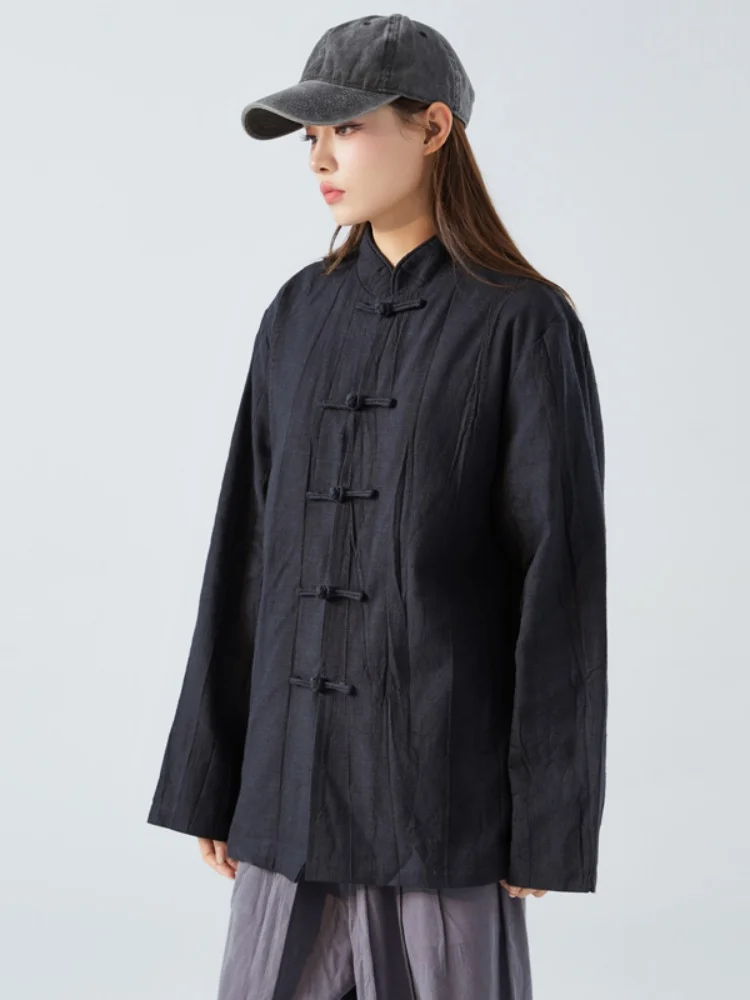 Новая китайская льняная куртка-жакет для мужчин: весенне-осенний ретро-костюм Ханьфу из хлопка и льна с улучшенным дизайном в стиле Тан, одежда Чжунгань Дзен
Новая китайская льняная куртка-жакет для мужчин: весенне-осенний ретро-костюм Ханьфу из хлопка и льна с улучшенным дизайном в стиле Тан, одежда Чжунгань Дзен