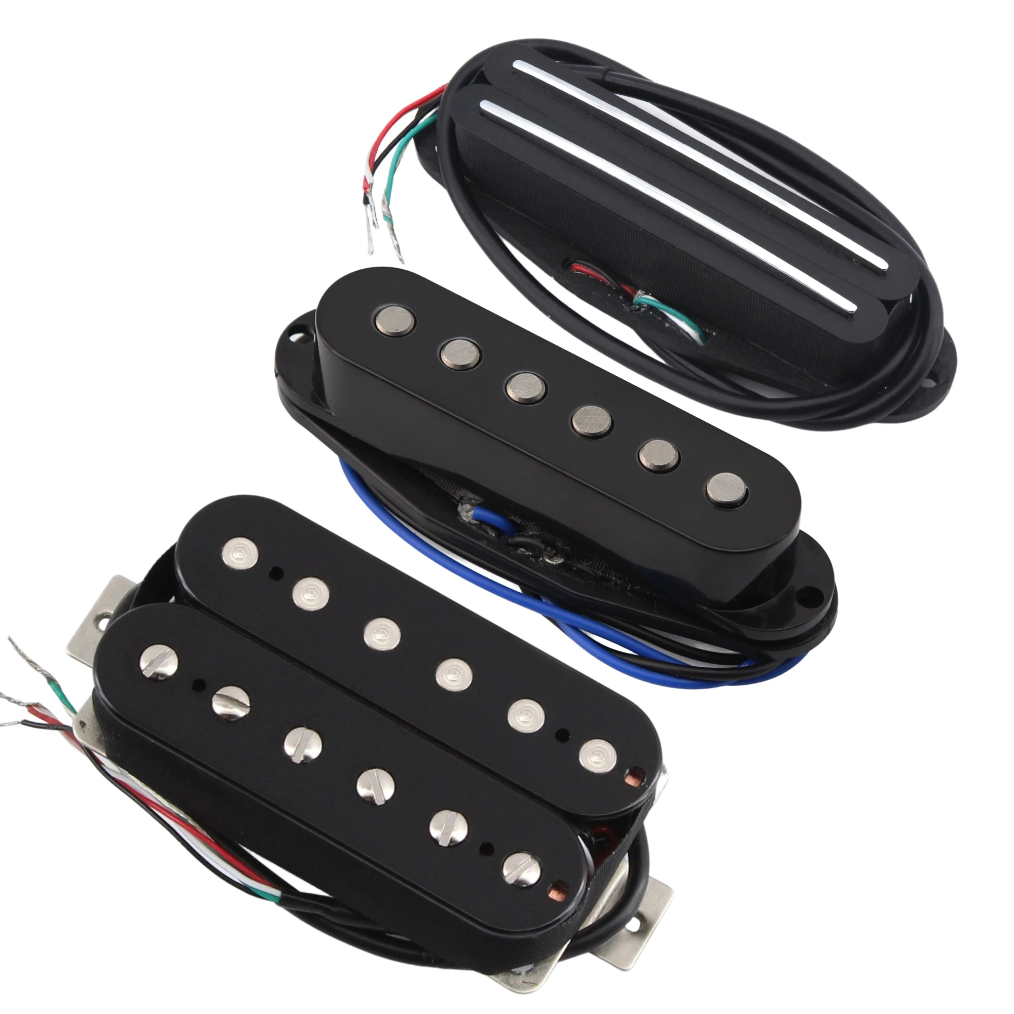 Комплект звукоснимателей FLEOR 3 шт. Alnico 5 Dual Rails-Single Coil-Humbucker для электрогитар (комплекты SSH, HSS, ST), черные
Комплект звукоснимателей FLEOR 3 шт. Alnico 5 Dual Rails-Single Coil-Humbucker для электрогитар (комплекты SSH, HSS, ST), черные