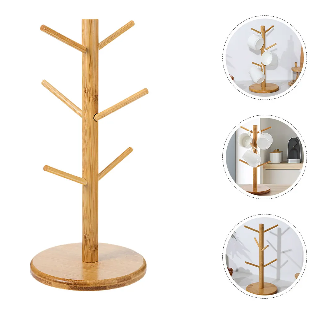 Bamboo Wood Mug Holder Tree for Coffee Tea Cups Countertop Cup Organizer Rack Space Saving Kitchen Storage Stand Mug Tree
Bamboo Wood Mug Holder Tree for Coffee Tea Cups Countertop Cup Organizer Rack Space Saving Kitchen Storage Stand Mug Tree