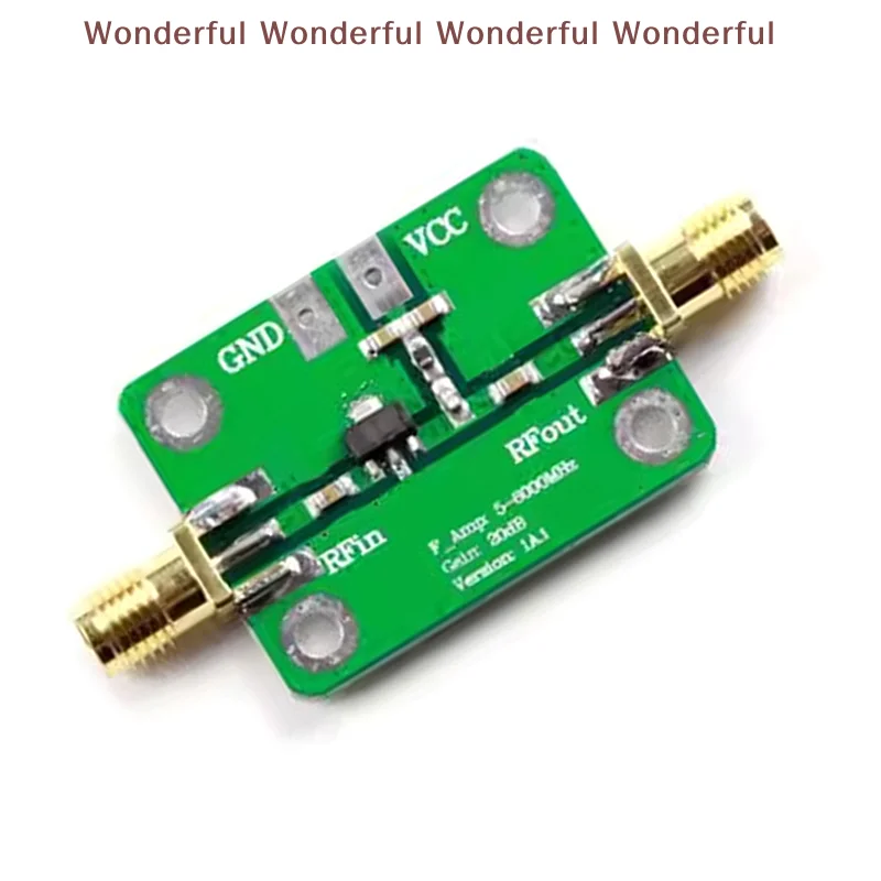 50-4000MHz RF LNA Amplifier Module SPF5189 0.6dB to 20dB Gain Board for Wireless Design and Electronics Experiment
50-4000MHz RF LNA Amplifier Module SPF5189 0.6dB to 20dB Gain Board for Wireless Design and Electronics Experiment