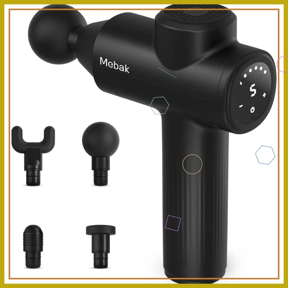 Deep Tissue Massage Gun for Pain Relief, 5 Speeds, 7mm Stroke, Quiet & Portable
Deep Tissue Massage Gun for Pain Relief, 5 Speeds, 7mm Stroke, Quiet & Portable