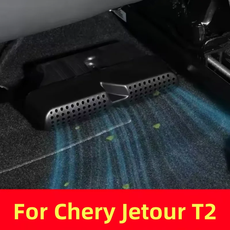 For Chery Jetour T2 2023 2024 2025 Accessories Brand New ABS Car Air Vent Cover Under Seat Air Conditioner Duct Outlet Covers
For Chery Jetour T2 2023 2024 2025 Accessories Brand New ABS Car Air Vent Cover Under Seat Air Conditioner Duct Outlet Covers
