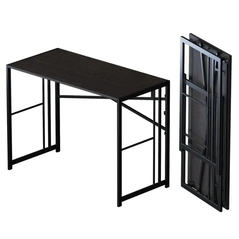 Desk 40 inch Writing Gaming Computer Camping Desk, No Assembly Required Home Office Table, Black
Desk 40 inch Writing Gaming Computer Camping Desk, No Assembly Required Home Office Table, Black