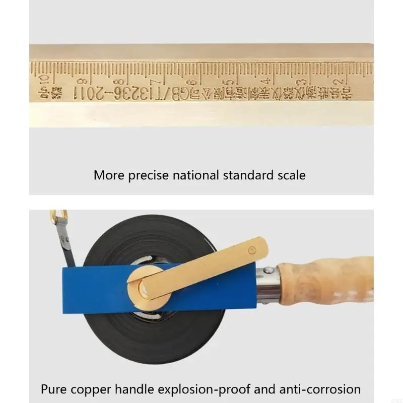 20RC Measuring Ruler Oil Gauging Sounding Tape With Brass Plumb Bob Tape Measure
20RC Measuring Ruler Oil Gauging Sounding Tape With Brass Plumb Bob Tape Measure