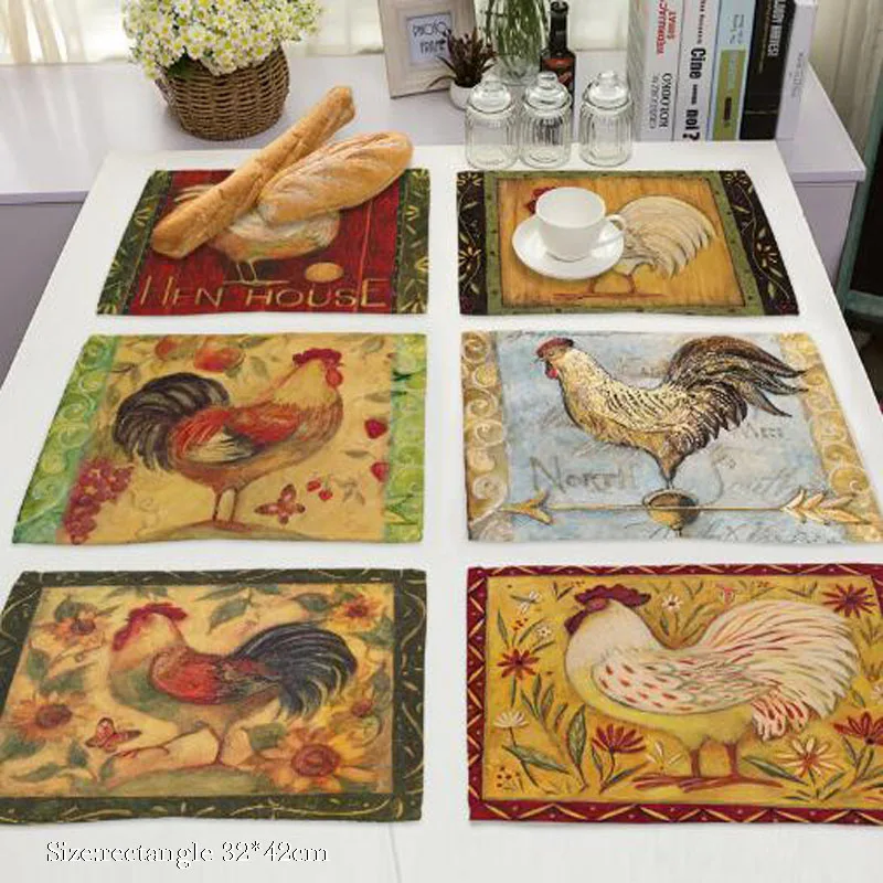2024 Popular linen Easter chicken printed place table mat cloth dining coaster placemat kitchen Table decoration and accessories
2024 Popular linen Easter chicken printed place table mat cloth dining coaster placemat kitchen Table decoration and accessories