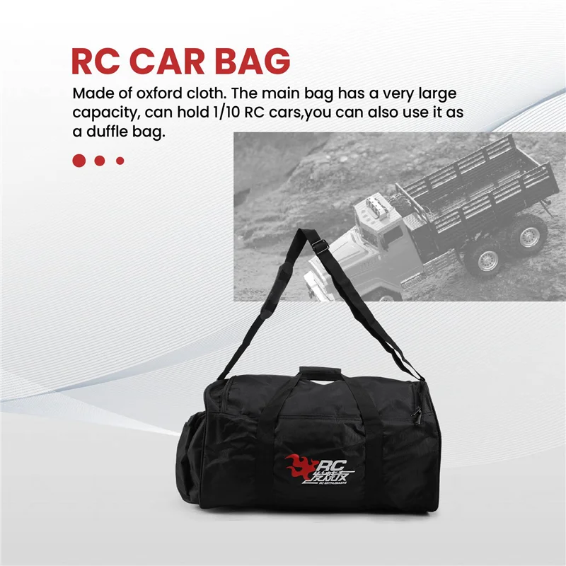 M15K-Duffel Bag Waterproof Storage Bag For 1/10 RC Crawler Drift Cars Axial SCX10 90046 Traxxas TRX4 D90 TF2 MST Tamiya HSP
M15K-Duffel Bag Waterproof Storage Bag For 1/10 RC Crawler Drift Cars Axial SCX10 90046 Traxxas TRX4 D90 TF2 MST Tamiya HSP