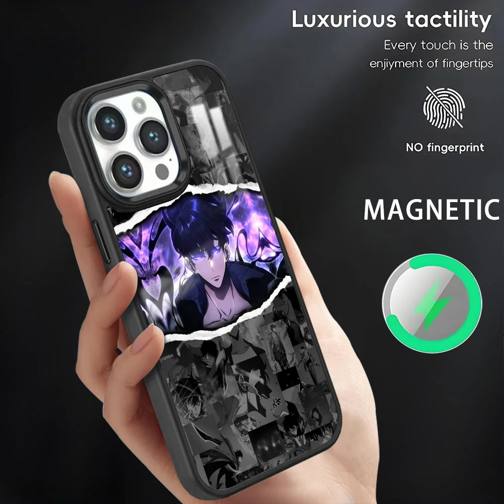 Anime S-Solo L-Leveling Phone Case For iPhone 16 15 14 13 12 11 Pro Max Plus Mini Magsafe Magnetic Wireless Charging PC Cover
Anime S-Solo L-Leveling Phone Case For iPhone 16 15 14 13 12 11 Pro Max Plus Mini Magsafe Magnetic Wireless Charging PC Cover