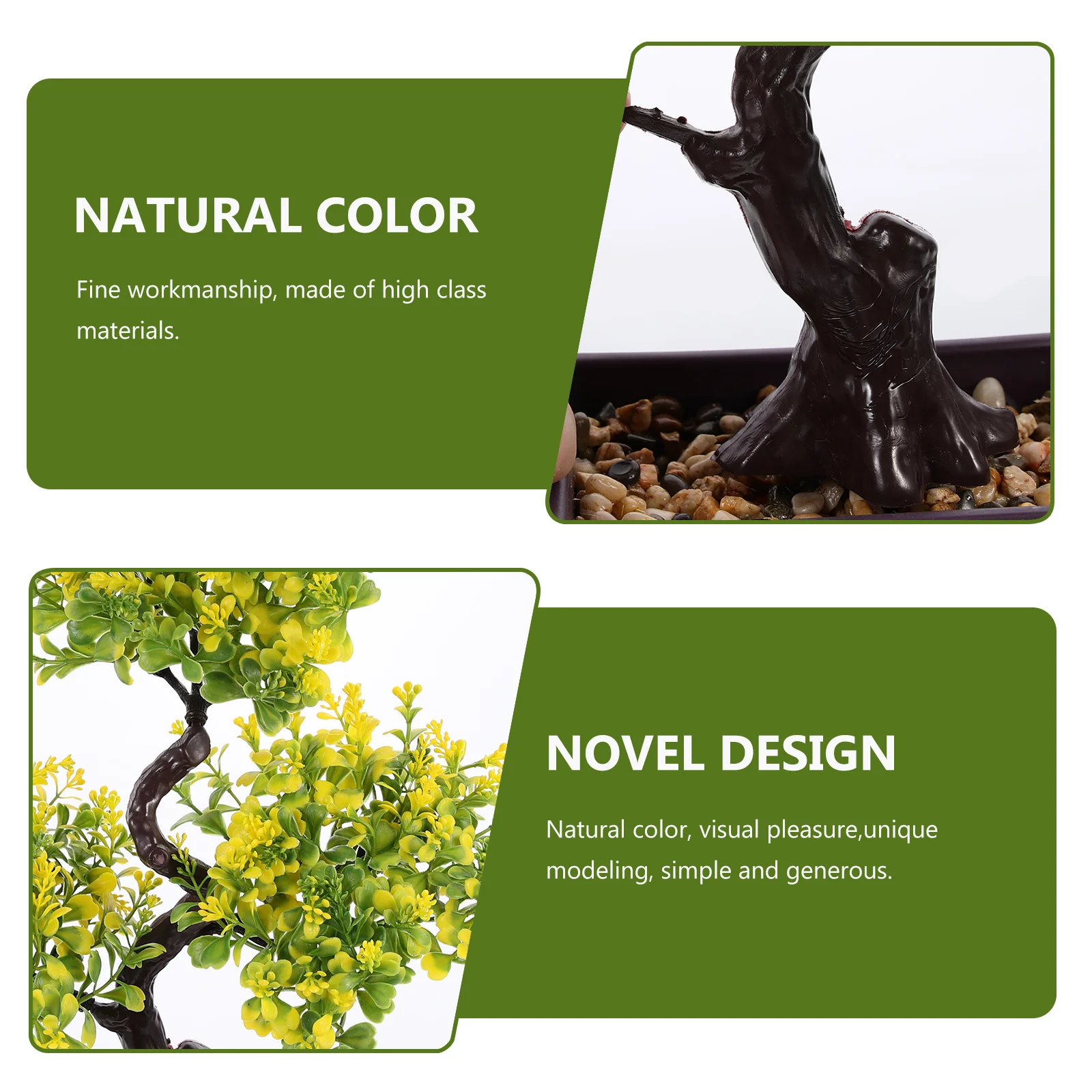 Simulation Bonsai Decor Artificial Plant Adornments Faux Potted Plants for Living Room Kitchen Cafe Bookshelf Desktop Greenery
Simulation Bonsai Decor Artificial Plant Adornments Faux Potted Plants for Living Room Kitchen Cafe Bookshelf Desktop Greenery