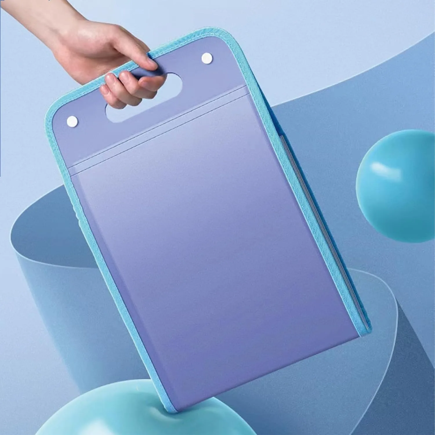 Sky Blue 13 PP Pockets Accordion Expanding File Folder, Portable Snap Closure Document Organizer for Home Office School
Sky Blue 13 PP Pockets Accordion Expanding File Folder, Portable Snap Closure Document Organizer for Home Office School