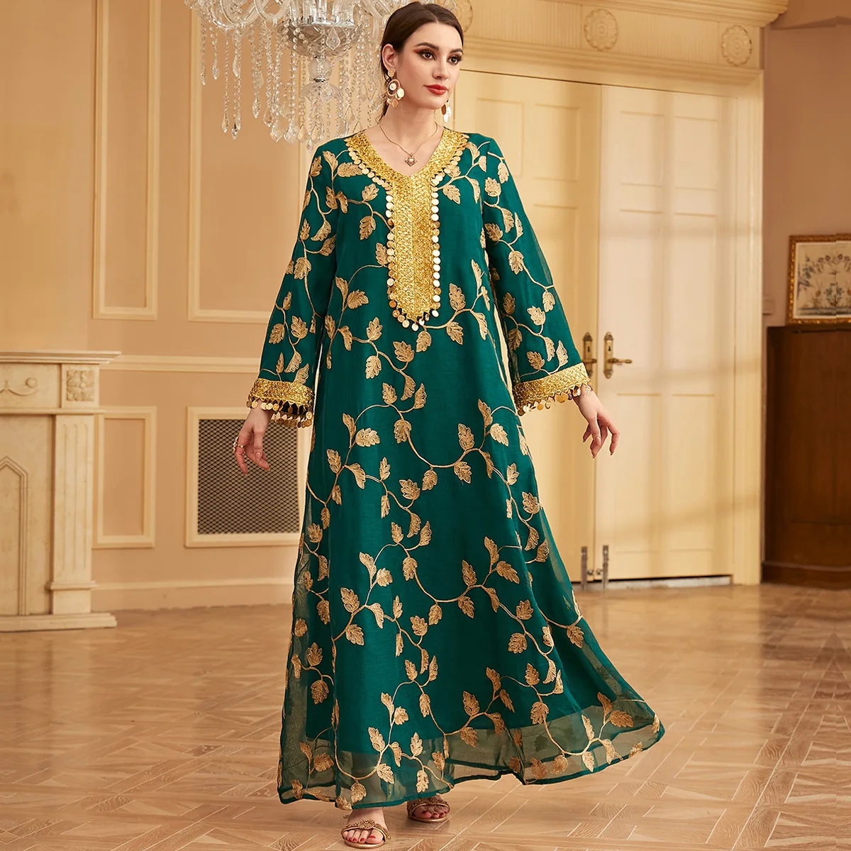 Ramadan Eid Muslim Women Dress Solid Long Dress Embroidery Abaya Dubai Turkey Arabic Jalabiya Prayer Dress Robe Kaftan Islamic
Ramadan Eid Muslim Women Dress Solid Long Dress Embroidery Abaya Dubai Turkey Arabic Jalabiya Prayer Dress Robe Kaftan Islamic