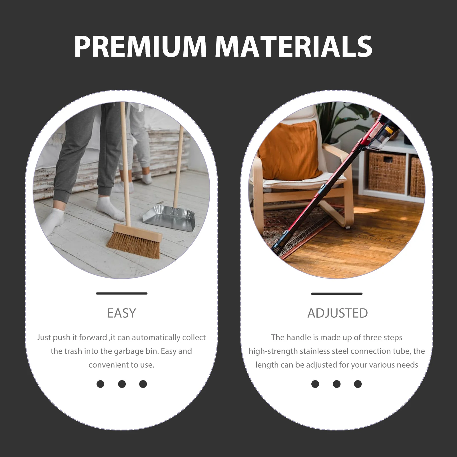 Hand Push Sweeper Broom Mop 360 Degree Rotating Cleaning Tool for Hard Floor Indoor Household Dust Hair Garbage Collector Pet
Hand Push Sweeper Broom Mop 360 Degree Rotating Cleaning Tool for Hard Floor Indoor Household Dust Hair Garbage Collector Pet