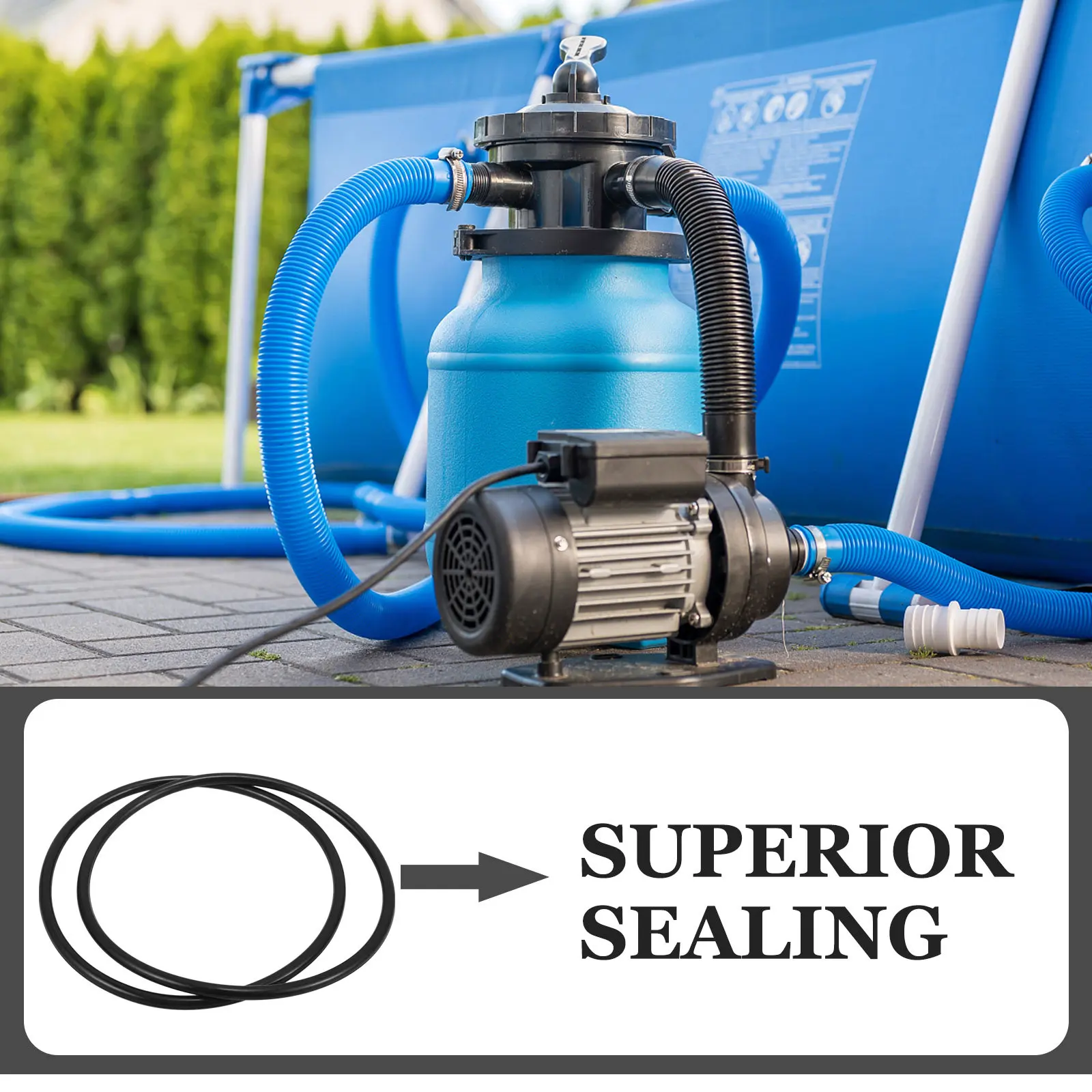 2Pcs O-ring Seal Rings Pool Pump Filter Cover O-Ring Rubber Sealing Ring Swimming Pools Filters replacement Parts for water pump
2Pcs O-ring Seal Rings Pool Pump Filter Cover O-Ring Rubber Sealing Ring Swimming Pools Filters replacement Parts for water pump