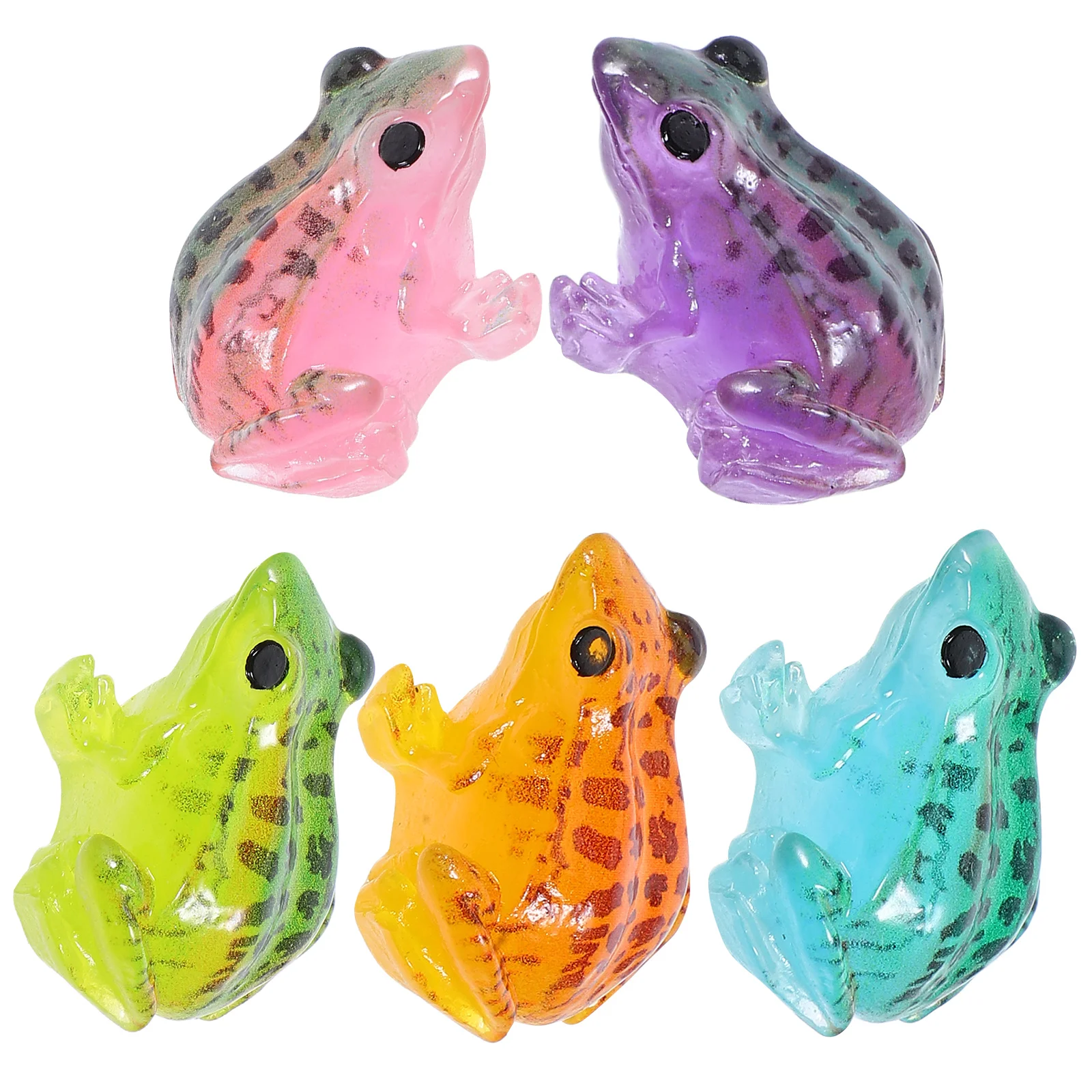 5 Pcs Mini Frog Ornament Miniature Statue Cute Figurine Sculpture Small Resin Frogs Figurines Decor
5 Pcs Mini Frog Ornament Miniature Statue Cute Figurine Sculpture Small Resin Frogs Figurines Decor