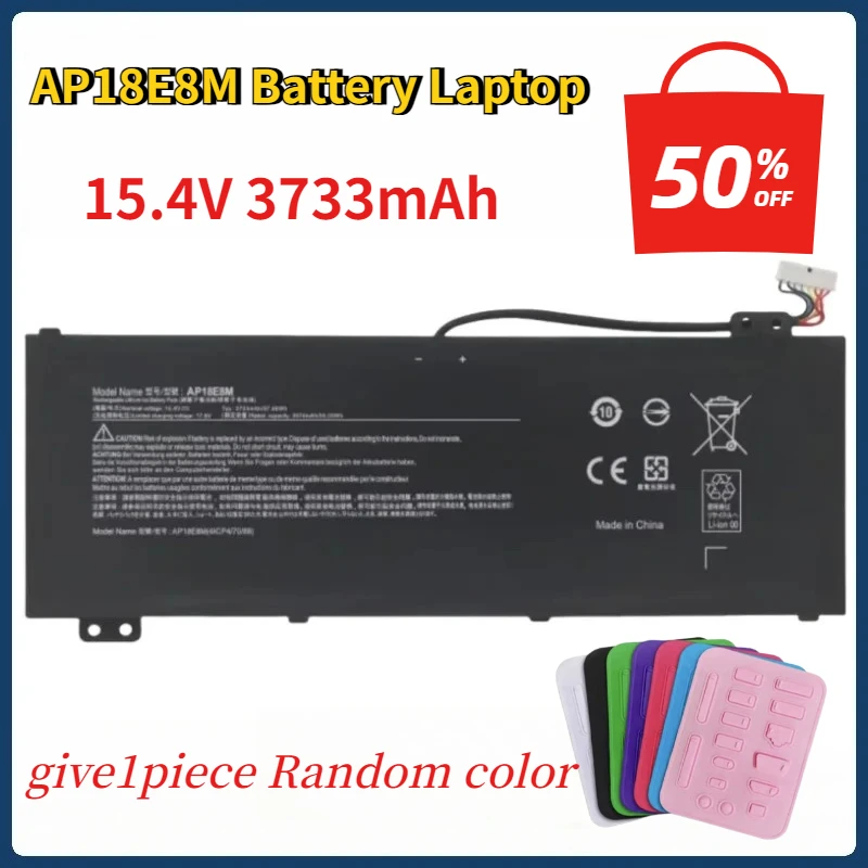 15,4 В AP18E7M AP18E8M аккумулятор для ноутбука Acer AN515-54 AN517-51 7 AN715-51 PH315-52 PH317-53 Aspire 7 A715-74G 4 ячеек для ноутбука
15,4 В AP18E7M AP18E8M аккумулятор для ноутбука Acer AN515-54 AN517-51 7 AN715-51 PH315-52 PH317-53 Aspire 7 A715-74G 4 ячеек для ноутбука