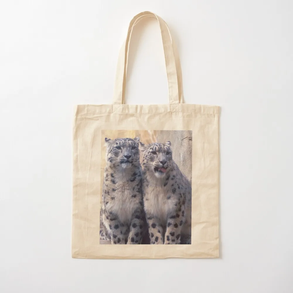 Twin young Snow Leopards Tote Bag Women's handbag Custom bag shopper bag women canvas Canvas Tote
Twin young Snow Leopards Tote Bag Women's handbag Custom bag shopper bag women canvas Canvas Tote