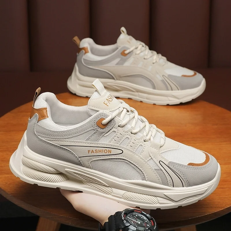Men's Summer New Style Breathable Mesh Sports Shoes Korean Version Trendy All-Match Thick Bottom Casual Dad Shoes
Men's Summer New Style Breathable Mesh Sports Shoes Korean Version Trendy All-Match Thick Bottom Casual Dad Shoes