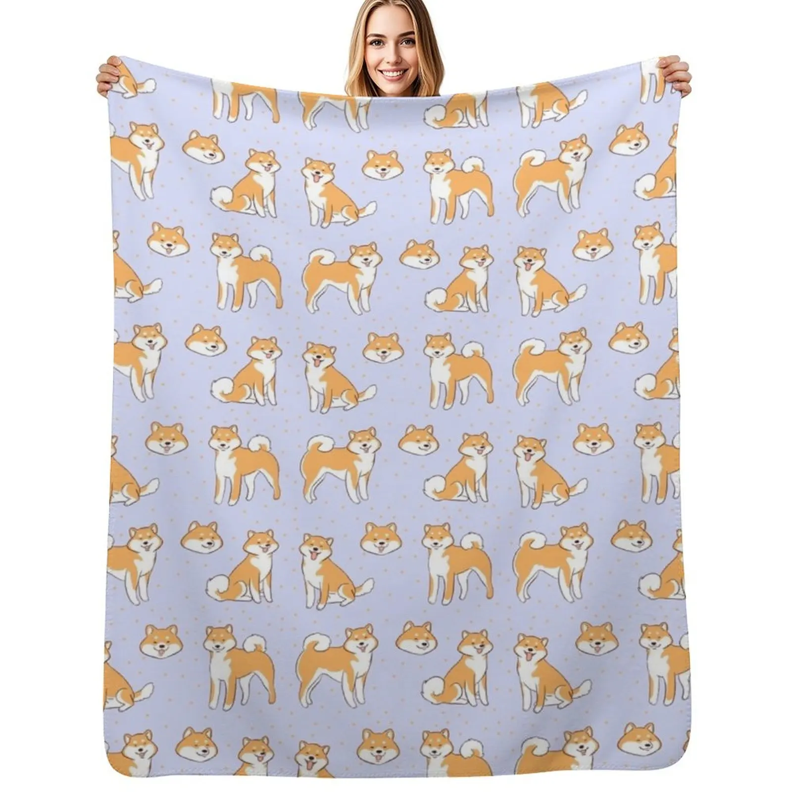 Shiba inu cute pattern Throw Blanket Soft Sherpa Fleece Warm Blanket for Winter
Shiba inu cute pattern Throw Blanket Soft Sherpa Fleece Warm Blanket for Winter