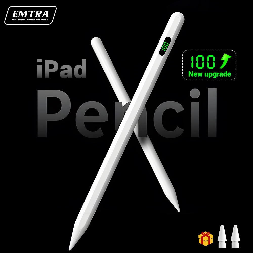For Apple Pencil 2 Digital Power Display Palm Rejection Ipad Pencil For iPad Accessories 2022 2020 2019 2018 Pro Air Mini Stylus
For Apple Pencil 2 Digital Power Display Palm Rejection Ipad Pencil For iPad Accessories 2022 2020 2019 2018 Pro Air Mini Stylus