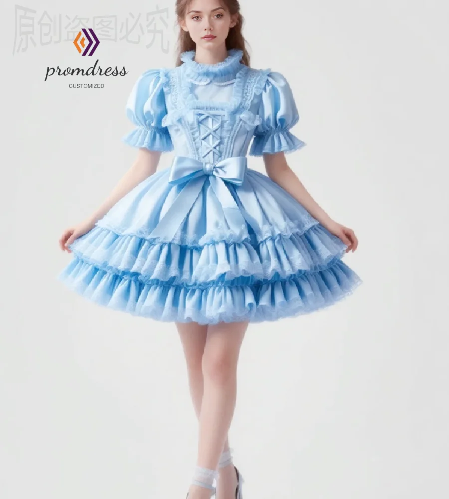 Мистическое синее платье для выпускного вечера в стиле Лолиты с многоярусными оборками, мини-короткое вечернее платье феи эльфа, шикарный костюм, коктейльное платье на день рождения
Мистическое синее платье для выпускного вечера в стиле Лолиты с многоярусными оборками, мини-короткое вечернее платье феи эльфа, шикарный костюм, коктейльное платье на день рождения