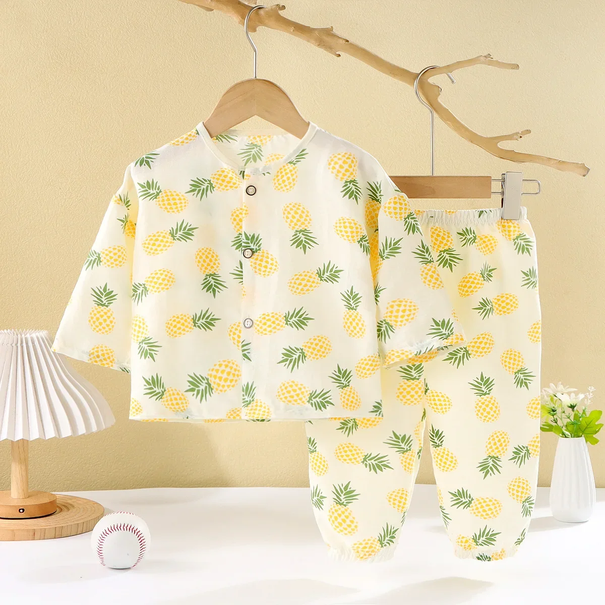 Kids Summer Thin Pajamas New 2025 Boys Girls Cute Cartoon Print Long Sleeve T-shirt + Pants Sleepwear Baby Casual Clothing Sets
Kids Summer Thin Pajamas New 2025 Boys Girls Cute Cartoon Print Long Sleeve T-shirt + Pants Sleepwear Baby Casual Clothing Sets