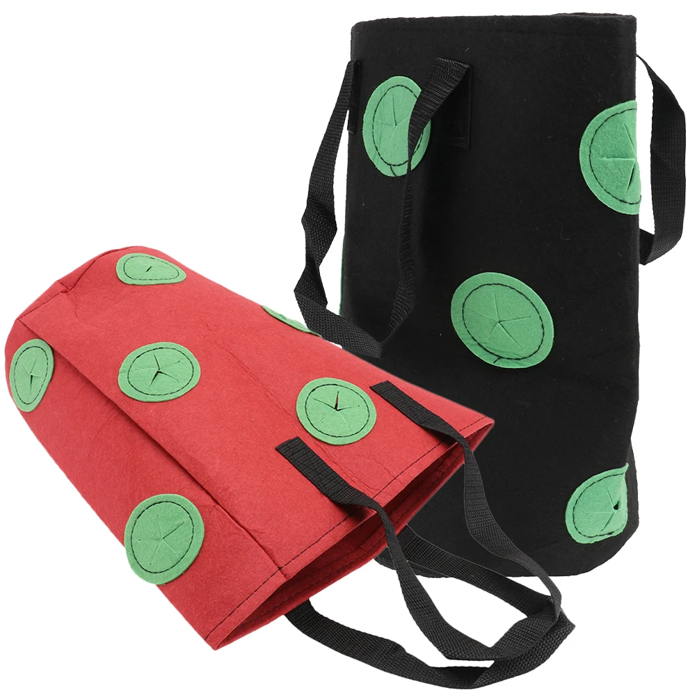 2pcs 12 Hole Non Woven Hanging Strawberry Planters Outdoor Nursery Bags Vegetable Tomato Sapling Flower Growing Bag
2pcs 12 Hole Non Woven Hanging Strawberry Planters Outdoor Nursery Bags Vegetable Tomato Sapling Flower Growing Bag