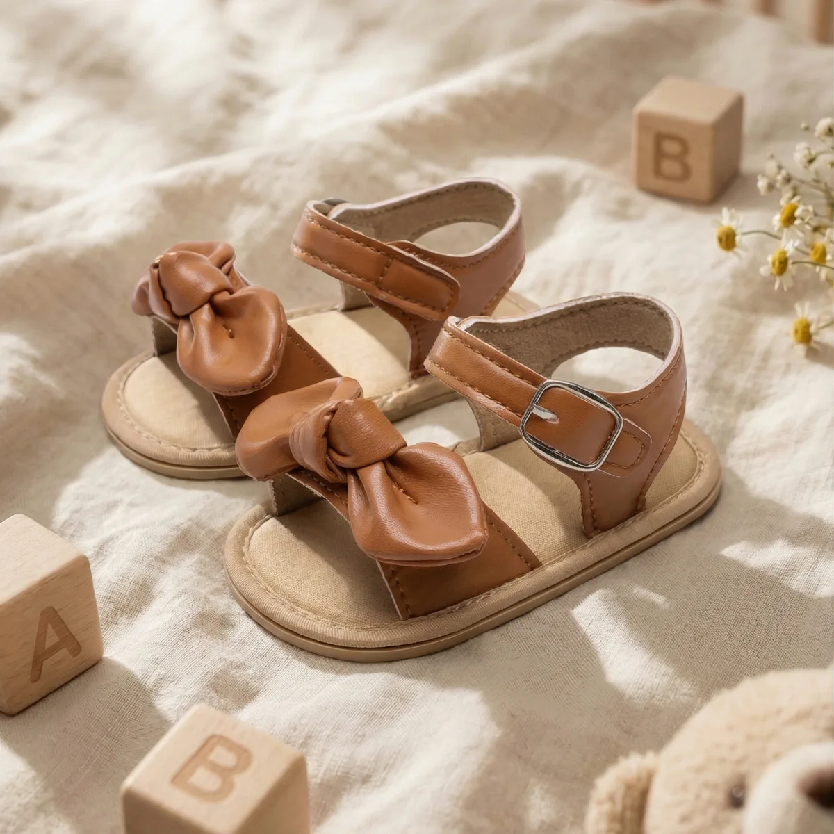 Kids'Casual Shoes Toddler Solid Color Bow PU Leather Fashion Summer Shoes For Baby Anti-slip Designer Brown White Size 11-13
Kids'Casual Shoes Toddler Solid Color Bow PU Leather Fashion Summer Shoes For Baby Anti-slip Designer Brown White Size 11-13