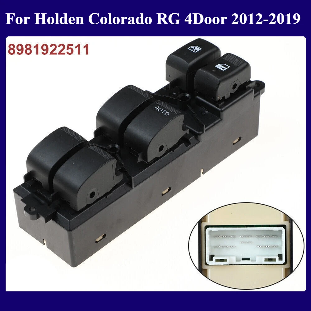 Master Power Window Switch For Holden Colorado RG 4Door 2012-2019 Driver Control 8-98192251-1,8981922511
Master Power Window Switch For Holden Colorado RG 4Door 2012-2019 Driver Control 8-98192251-1,8981922511