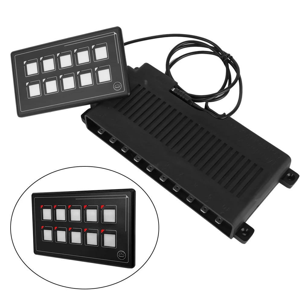 6 Pin Membrane Control Box Circuit Control with PPTC Universal USB Cable with Backlight APP Control 10V-30V Button Switch Panel
6 Pin Membrane Control Box Circuit Control with PPTC Universal USB Cable with Backlight APP Control 10V-30V Button Switch Panel