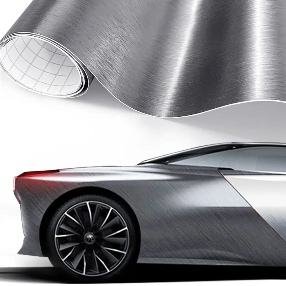 PVC Car Stickers Matt Brushed Aluminum Waterproof Metallic Color Premium Car Styling Silver Stickers Cool Black Gray
PVC Car Stickers Matt Brushed Aluminum Waterproof Metallic Color Premium Car Styling Silver Stickers Cool Black Gray