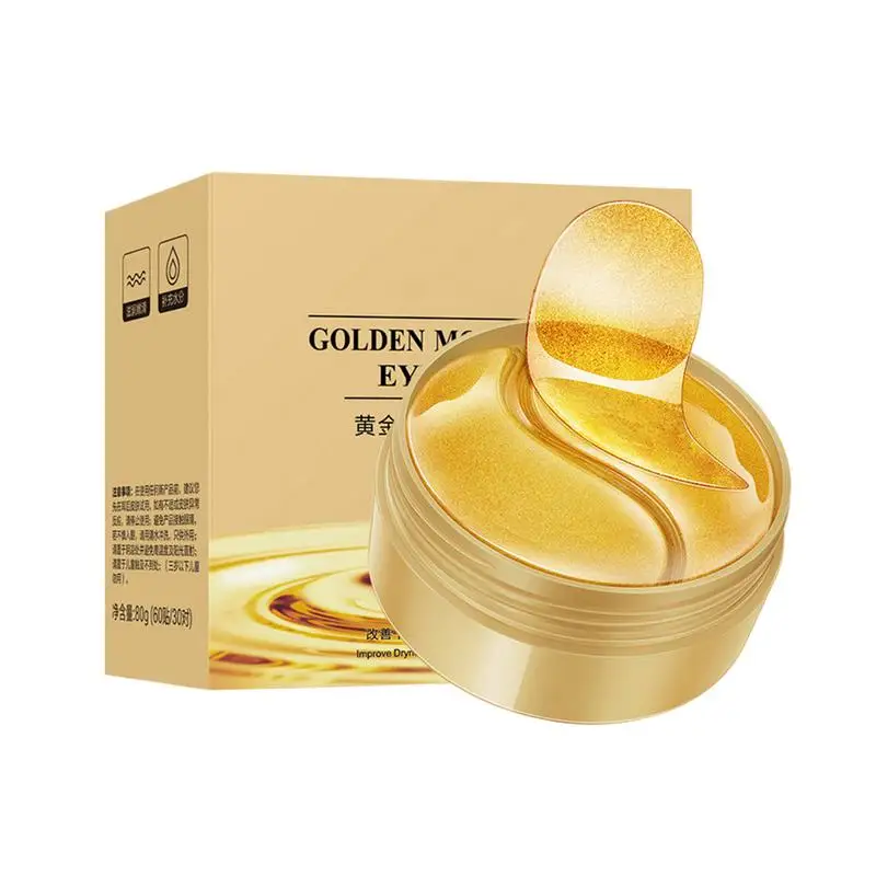 60pcs Gold smooth eye mask Rejuvenating Eye Patches Anti Dark Circles eye Patches Remove Dark Eye Circles Collagen Eye Patches
60pcs Gold smooth eye mask Rejuvenating Eye Patches Anti Dark Circles eye Patches Remove Dark Eye Circles Collagen Eye Patches