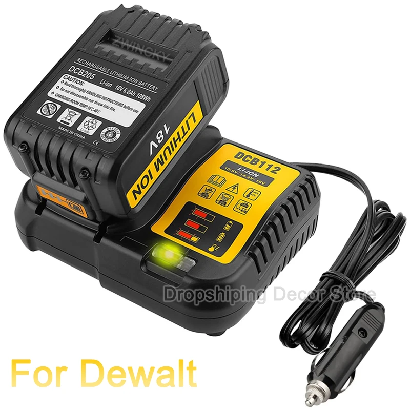 Замените автомобильное зарядное устройство DCB112 для литиевой батареи DeWalt 12 В-20 В, портативное автомобильное зарядное устройство со светодиодным индикатором, вилка прикуривателя
Замените автомобильное зарядное устройство DCB112 для литиевой батареи DeWalt 12 В-20 В, портативное автомобильное зарядное устройство со светодиодным индикатором, вилка прикуривателя