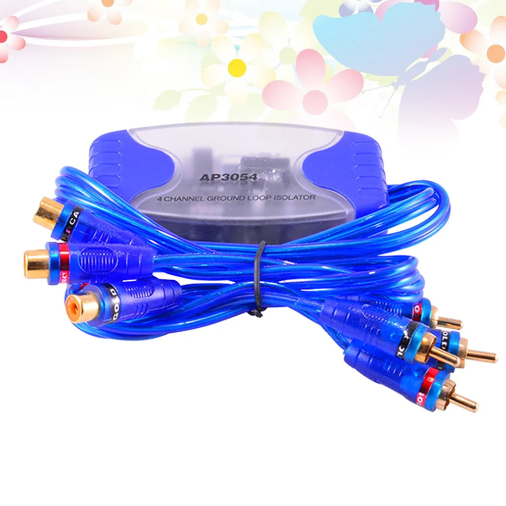 4 Channel Rca Ground Loop Isolator for Audio Noise Filter Line with Gold Plated Connectors Sound Isolation 50W Blue
4 Channel Rca Ground Loop Isolator for Audio Noise Filter Line with Gold Plated Connectors Sound Isolation 50W Blue