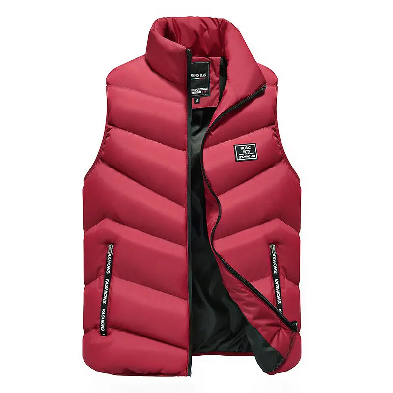 Mens Autumn Warm Sleeveless Jacket Men Solid Color Vest Slim Fit Veste Plus Size 8xl Male Winter Casual Waistcoat Brand Clothing
Mens Autumn Warm Sleeveless Jacket Men Solid Color Vest Slim Fit Veste Plus Size 8xl Male Winter Casual Waistcoat Brand Clothing