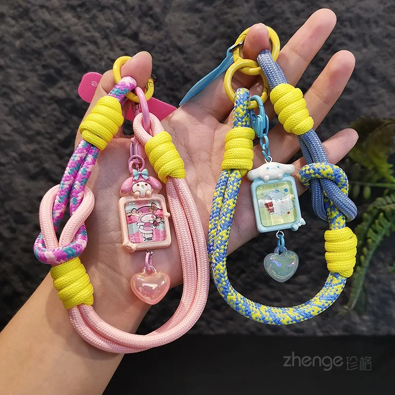 Anime Sanrio Hello Kitty Phone lanyard Wrist Kuromi Mobile Phone Hanging Rope Phone case pendant Adjustable Short Braided Rope
Anime Sanrio Hello Kitty Phone lanyard Wrist Kuromi Mobile Phone Hanging Rope Phone case pendant Adjustable Short Braided Rope