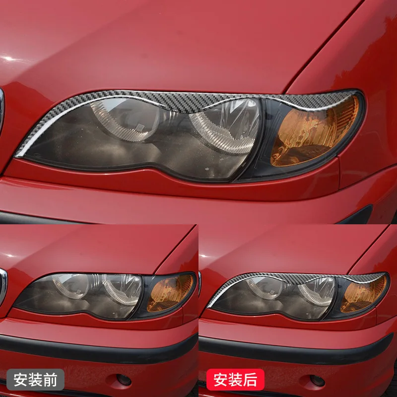 FOR BMW 97-04 model 3 Series e46 Interior Headlight eyebrows Decorative stickers Carbon fiber pattern Modification
FOR BMW 97-04 model 3 Series e46 Interior Headlight eyebrows Decorative stickers Carbon fiber pattern Modification