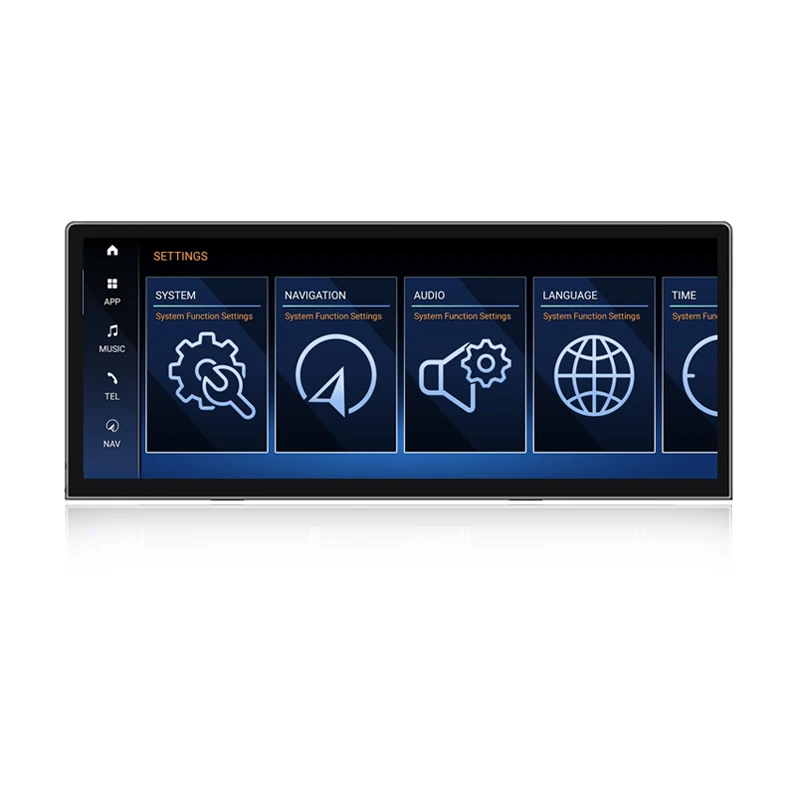12.3 Inch Ultra-thin Qualcomm 680 Android Dashboard Display Carplay For 5 Series E60 E61 E62 E63
12.3 Inch Ultra-thin Qualcomm 680 Android Dashboard Display Carplay For 5 Series E60 E61 E62 E63