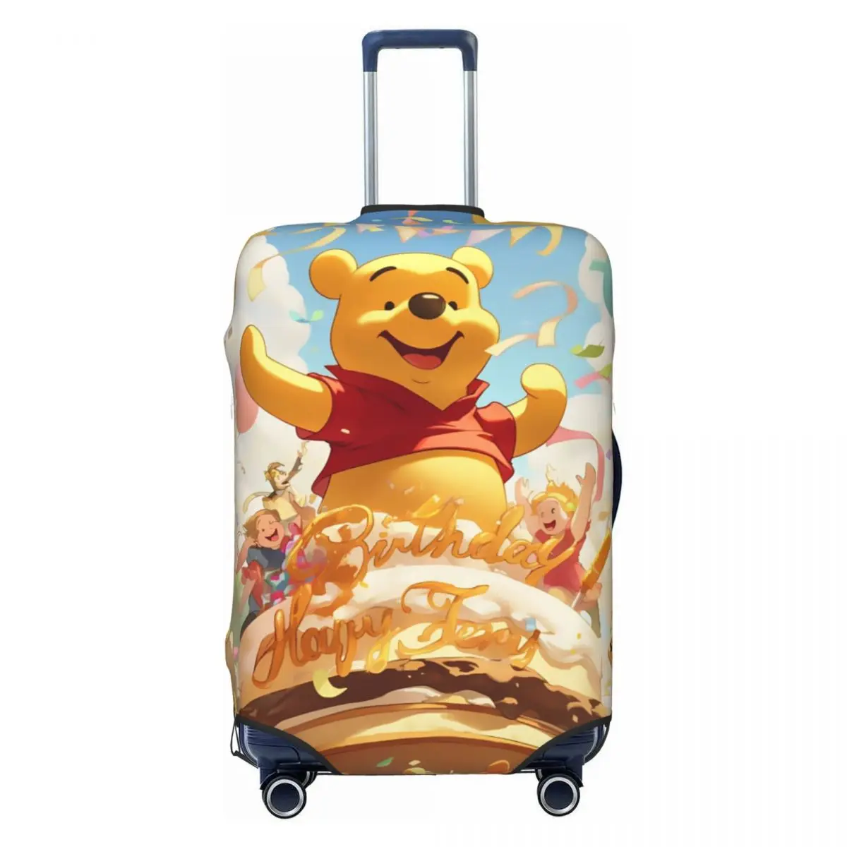 Custom Funny Winnie Pooh Kawaii Cartoon Travel Luggage Cover Elastic Yellow Bear Pattern Suitcase Cover Protector Fit 18-32 Inch
Custom Funny Winnie Pooh Kawaii Cartoon Travel Luggage Cover Elastic Yellow Bear Pattern Suitcase Cover Protector Fit 18-32 Inch