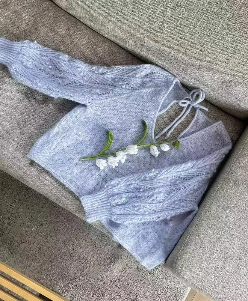 Women's solid color Fried Dough Twists long sleeve hand knitting comfortable loose mohair thin spring and autumn new style
Women's solid color Fried Dough Twists long sleeve hand knitting comfortable loose mohair thin spring and autumn new style