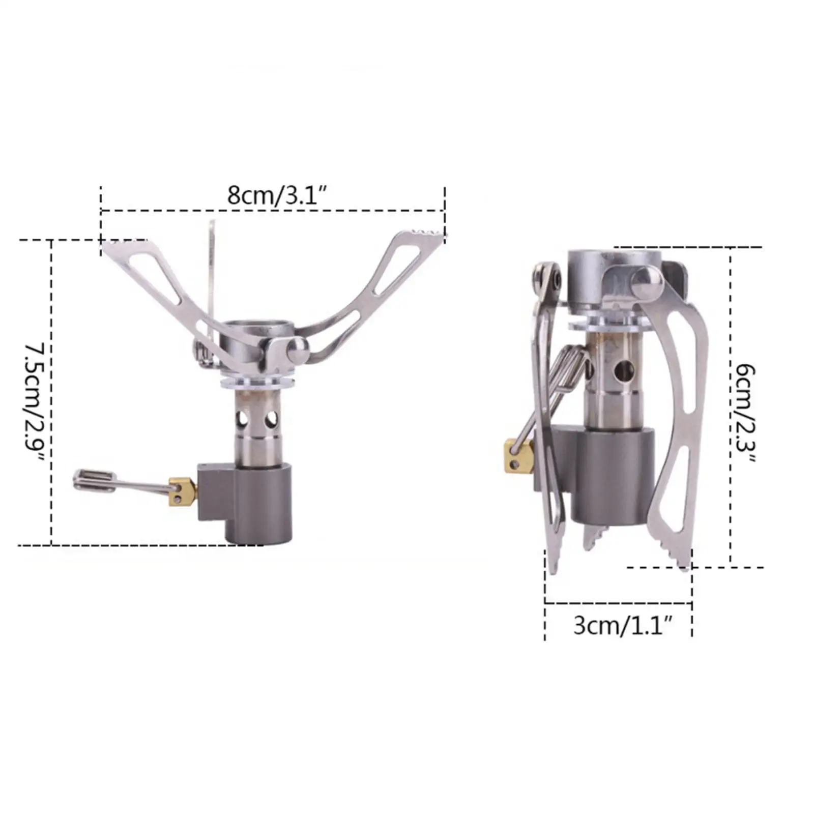 Compact Camping Stove, Tourist Burner Folded Portable Stainless Fire Furnace Cookware Tool Oven for Backpacking Hiking Picnic
Compact Camping Stove, Tourist Burner Folded Portable Stainless Fire Furnace Cookware Tool Oven for Backpacking Hiking Picnic